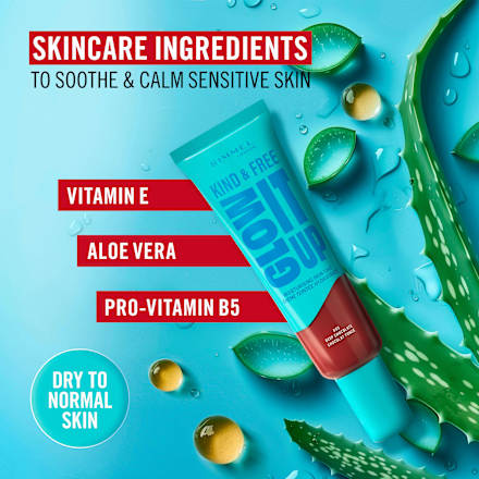 Kind&Free Glow It Up! tečni puder - 400 Natural Beige RIMMEL LONDON