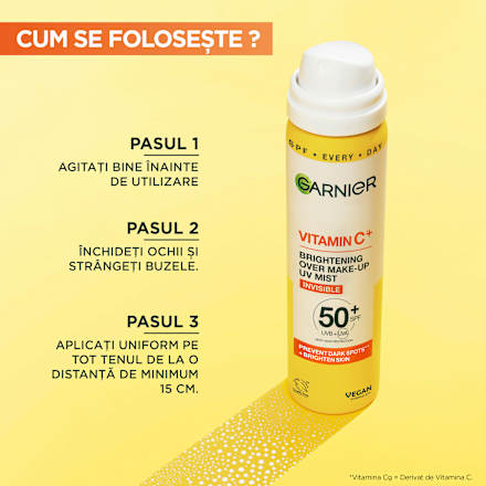 Spray protector invizibil cu SPF50+ GARNIER