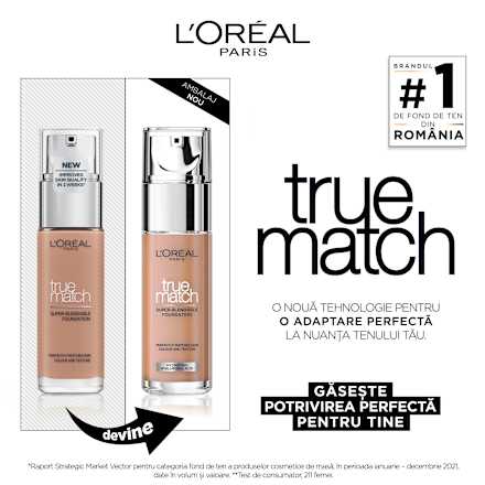 True Match fond de ten 2.R/2.C L'ORÉAL PARiS