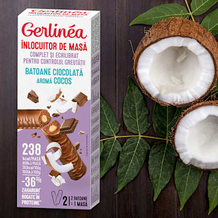 Baton dietetic de cocos Gerlinea