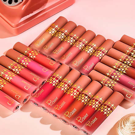 Matte Gold ruj lichid 01 Pudaier