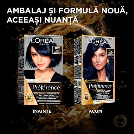Vopsea permanentă P12 black night L'ORÉAL PARiS PRÉFÉRENCE