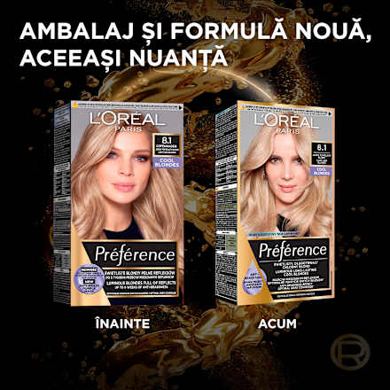 Vopsea permanentă 8.1  L'ORÉAL PARiS PRÉFÉRENCE