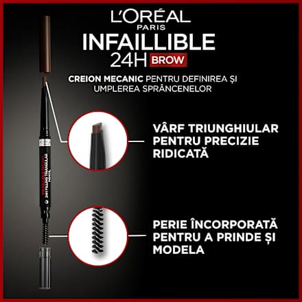 Infaillible Brows creion pentru sprâncene n.7.0 Blonde L'ORÉAL PARiS