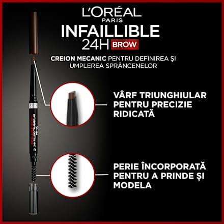 Infaillible Brows creion pentru sprâncene n.7.0 Blonde L'ORÉAL PARiS