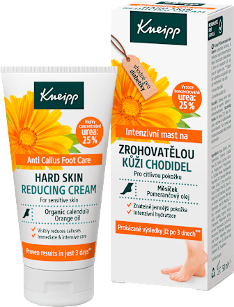mast na zrohovatělou kůži chodidel Kneipp