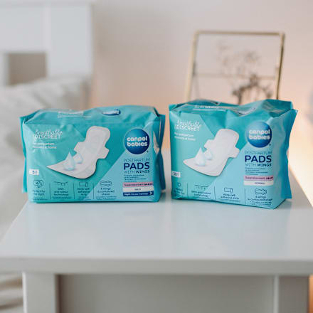 poporodní vložky s křidélky noční  Canpol babies