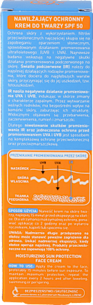 Krem ochronny do twarzy SPF 50 Lirene