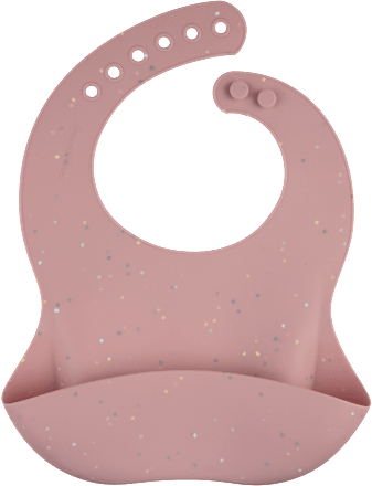 silikonový bryndák růžový Canpol babies