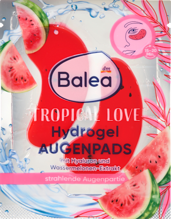 Пачове за очи Tropical Love с аромат на диня (1 чифт) Balea
