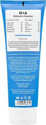 Salicylic Acid Body Wash -  żel do mycia ciała z kwasem salicylowym przeciw wypryskom Q+A