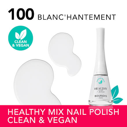 Clean & Vegan Healthy Mix lak za nokte – 100 Blanc'hantement BOURJOIS PARIS