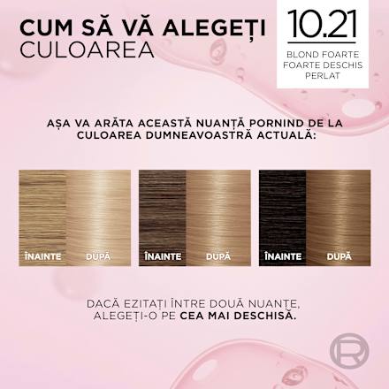 Vopsea de păr permanentă cu amoniac 10.21 L'ORÉAL PARiS EXCELLENCE Creme