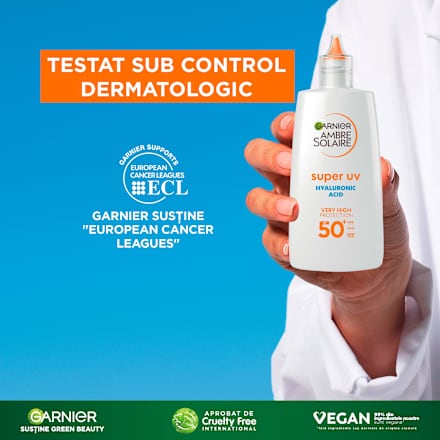 Cremă de față anti-poluare cu protecție solară FPS50+ GARNIER AMBRE SOLAIRE