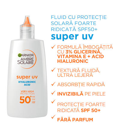 Cremă de față anti-poluare cu protecție solară FPS50+ GARNIER AMBRE SOLAIRE