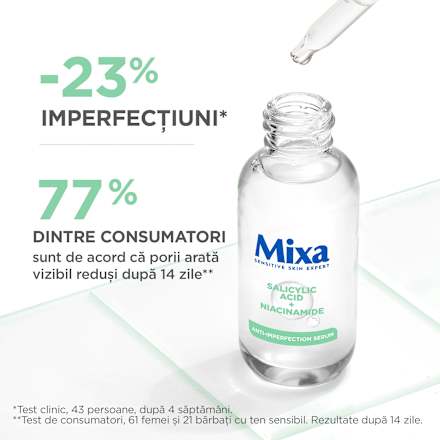 Serum anti imperfecțiuni pentru tenul sensibil Mixa