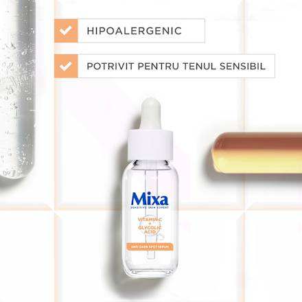 Serum anti pete pigmentare pentru tenul sensibil Mixa