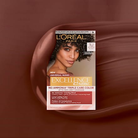 Vopsea de păr permanentă 1U universal black L'ORÉAL PARiS EXCELLENCE Creme