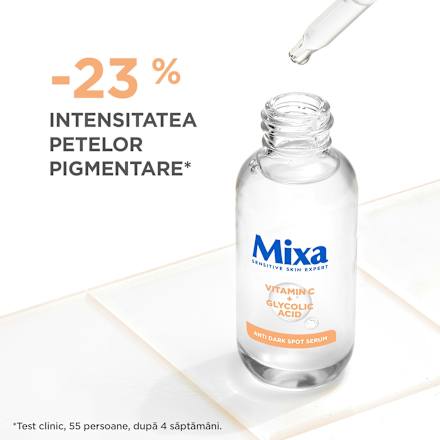 Serum anti pete pigmentare pentru tenul sensibil Mixa