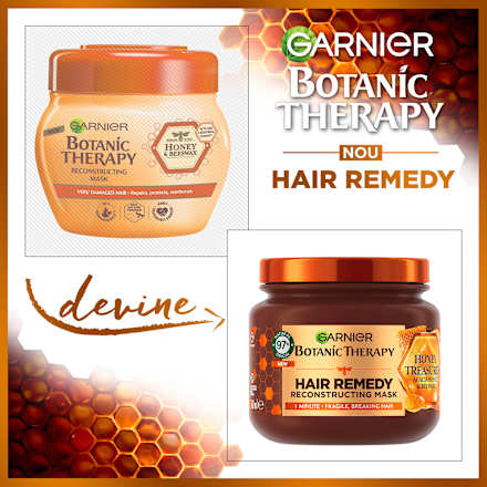 Mască de păr Hair Remedy cu miere & ceara de albine GARNIER BOTANIC THERAPY