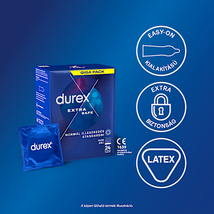 Óvszer Extra Safe Regular Fit Durex