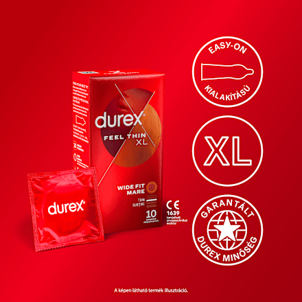 Óvszer Feel Thin XL Durex