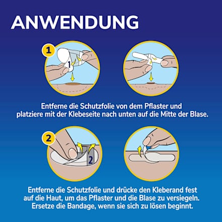 Blasenpflaster 5 + 1Extra Pflaster Scholl