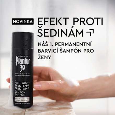 šampon na vlasy s Anti-Grey efektem Plantur 39