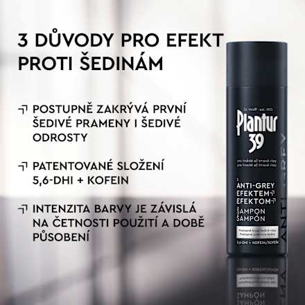 šampon na vlasy s Anti-Grey efektem Plantur 39