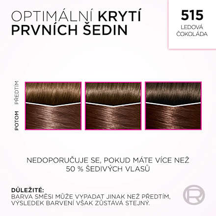 barva na vlasy 515 Ledová čokoláda L'ORÉAL PARiS CASTING Crème Gloss
