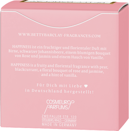 dámská EdT Happiness Betty Barclay