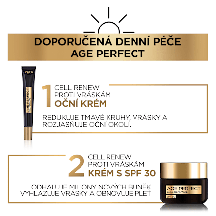 Age Perfect denní krém Cell Renew L'ORÉAL PARiS AGE PERFECT