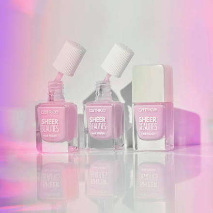 lak na nehty Sheer Beauties 100 Lavender Whispers CATRICE