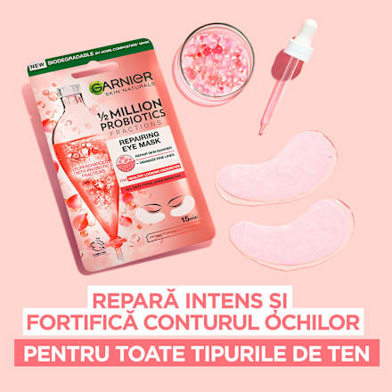 Mască servețel pentru ochi Probiotics 6 gr GARNIER SKIN NATURALS