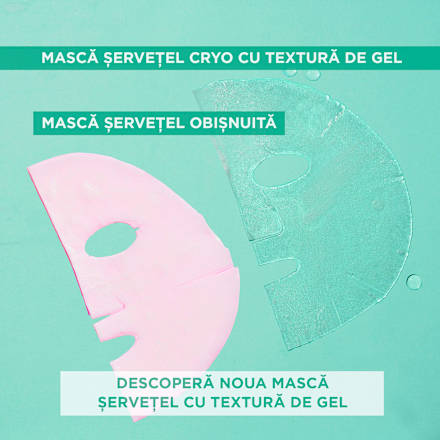 Mască de față hidratantă cryo jelly GARNIER SKIN NATURALS