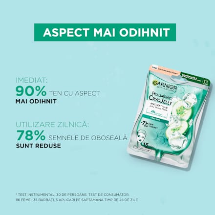 Mască de față hidratantă cryo jelly, 27 gr GARNIER SKIN NATURALS