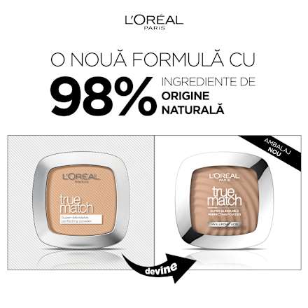 True Match pudră compactă 4N Beige L'ORÉAL PARiS