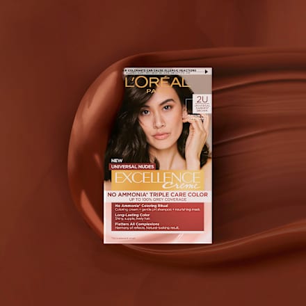 Vopsea permanentă 2U darkest brown L'ORÉAL PARiS EXCELLENCE Creme