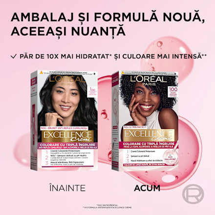 Vopsea de păr permanentă cu amoniac 1 L'ORÉAL PARiS EXCELLENCE Creme