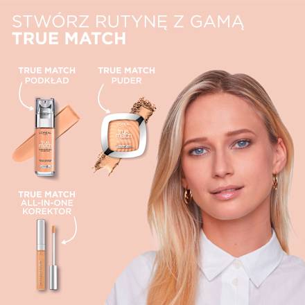 True Match Podkład 3.D/3.W Golden Beige L'ORÉAL PARiS