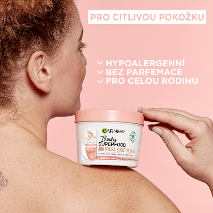 Body SUPERFOOD tělový krém Sensitive  GARNIER Body
