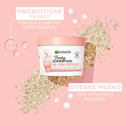 Body SUPERFOOD tělový krém Sensitive  GARNIER Body