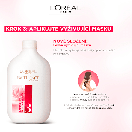 barva na vlasy Blond Světlá Popelavá 8.1 L'ORÉAL PARiS EXCELLENCE Creme