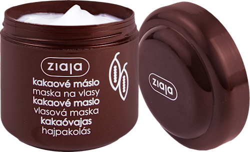 maska na vlasy kakaové máslo ziaja