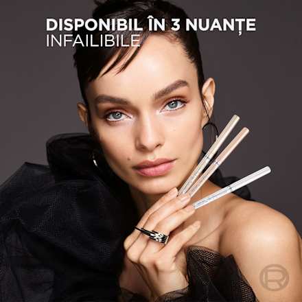 Infaillible Grip Gel Automatic creion de ochi Polar White L'ORÉAL PARiS