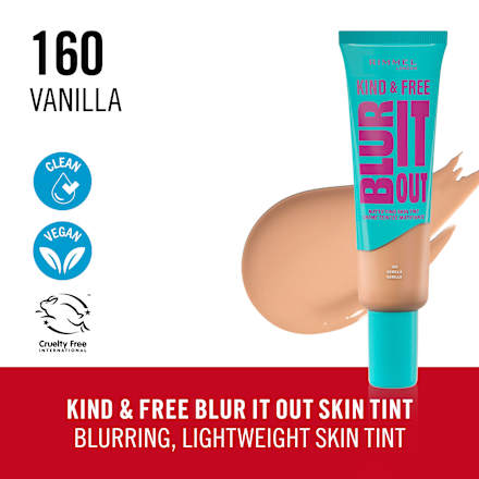Kind & Free Blur It Out tečni puder - 160 Vanilla RIMMEL LONDON