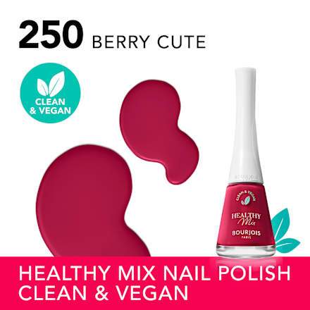 Clean & Vegan Healthy Mix lak za nokte – 250 Berry Cute BOURJOIS PARIS