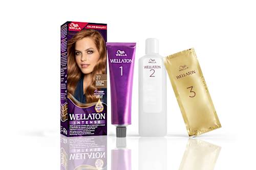 Vopsea permanentă 7/7 Blond mediu castaniu Wellaton