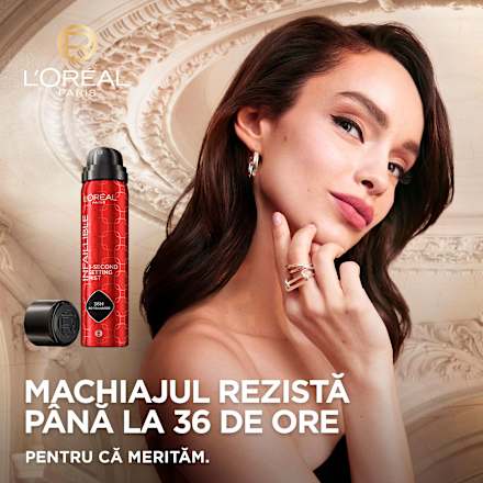 Infaillible 3 second spray pentru fixarea machiajului L'ORÉAL PARiS