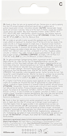 Jelly Fantasy unghii false BE JELLY LONG COFFIN KISS